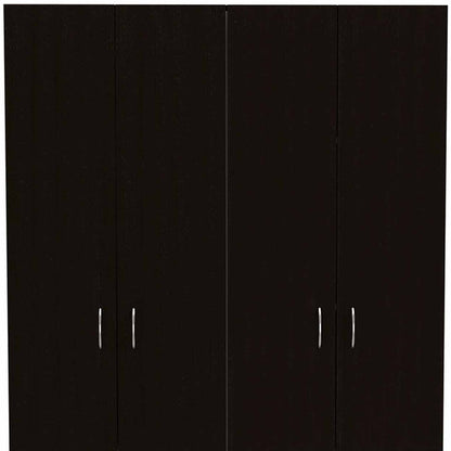 67" Black and White Single Drawer Combo Dresser