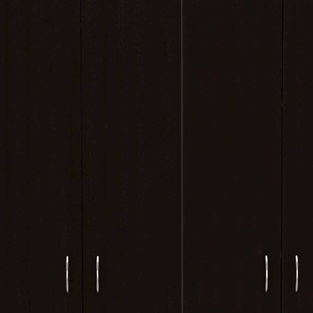 67" Black And White Wood Four Door Single Drawer Combo Dresser HomeRoots