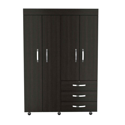 68" Wood Three Drawer Combo Dresser HomeRoots