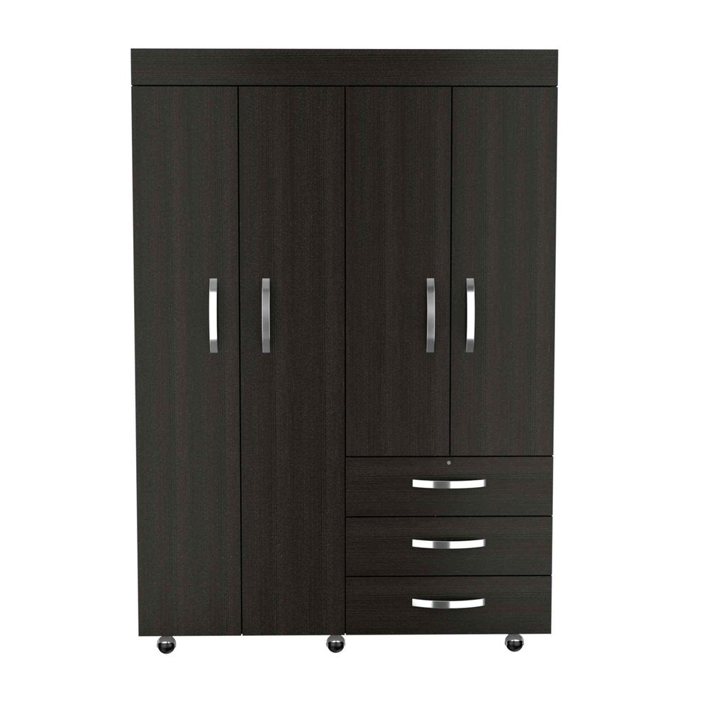 68" Wood Three Drawer Combo Dresser HomeRoots