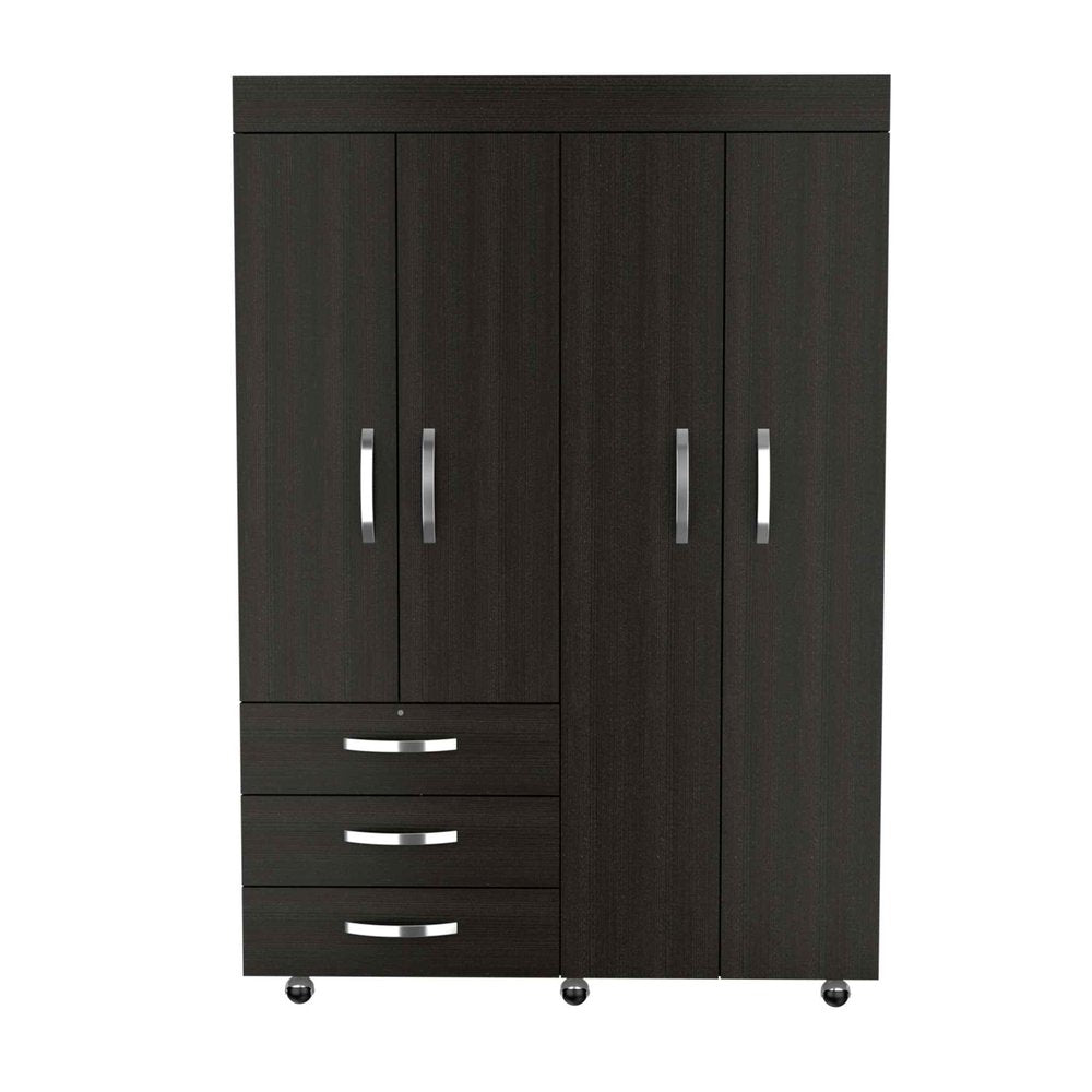 68" Wood Three Drawer Combo Dresser HomeRoots