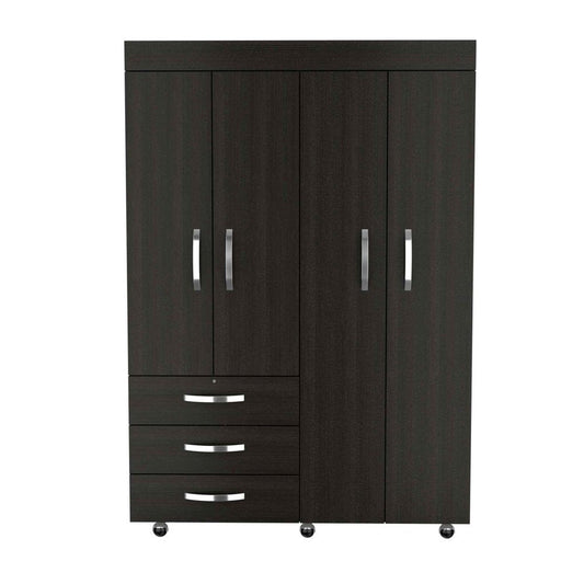 68" Wood Three Drawer Combo Dresser HomeRoots