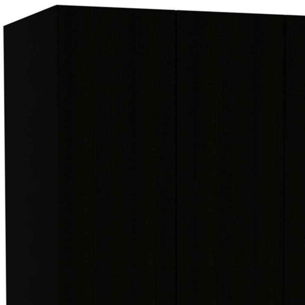 Black and White Three Door Armoire - FurniFindUSA