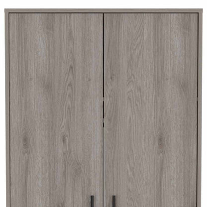 71" Light Gray Wood Single Drawer Combo Dresser HomeRoots