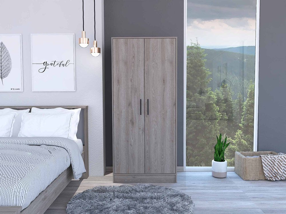 71" Light Gray Single Drawer Combo Dresser HomeRoots