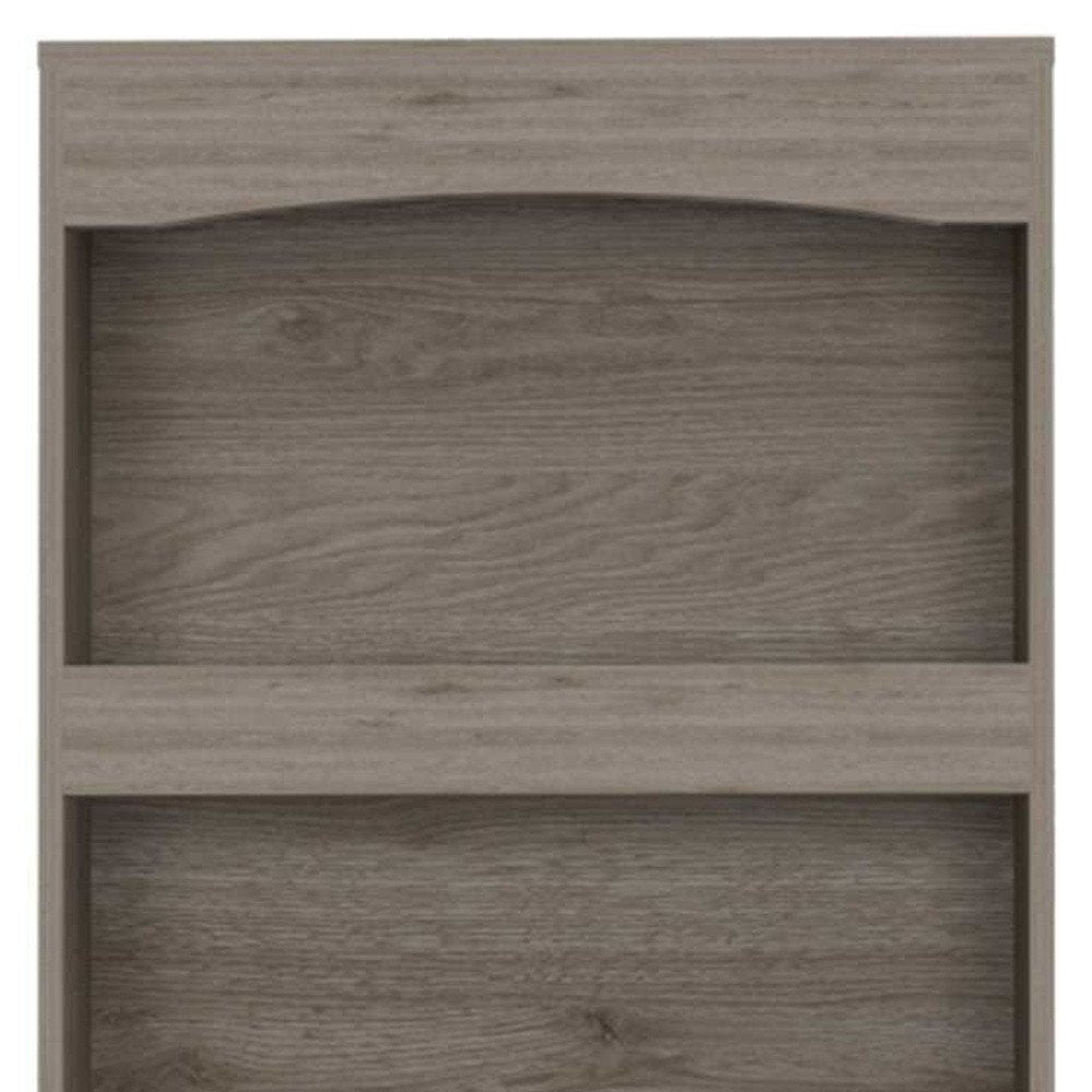 71" Three Tier Bookcase with Two doors HomeRoots