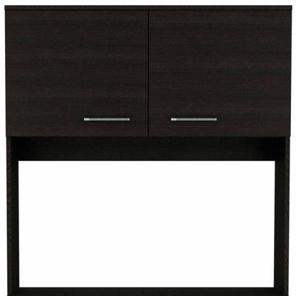 71" Black Wood Pantry Or Storage Closet HomeRoots