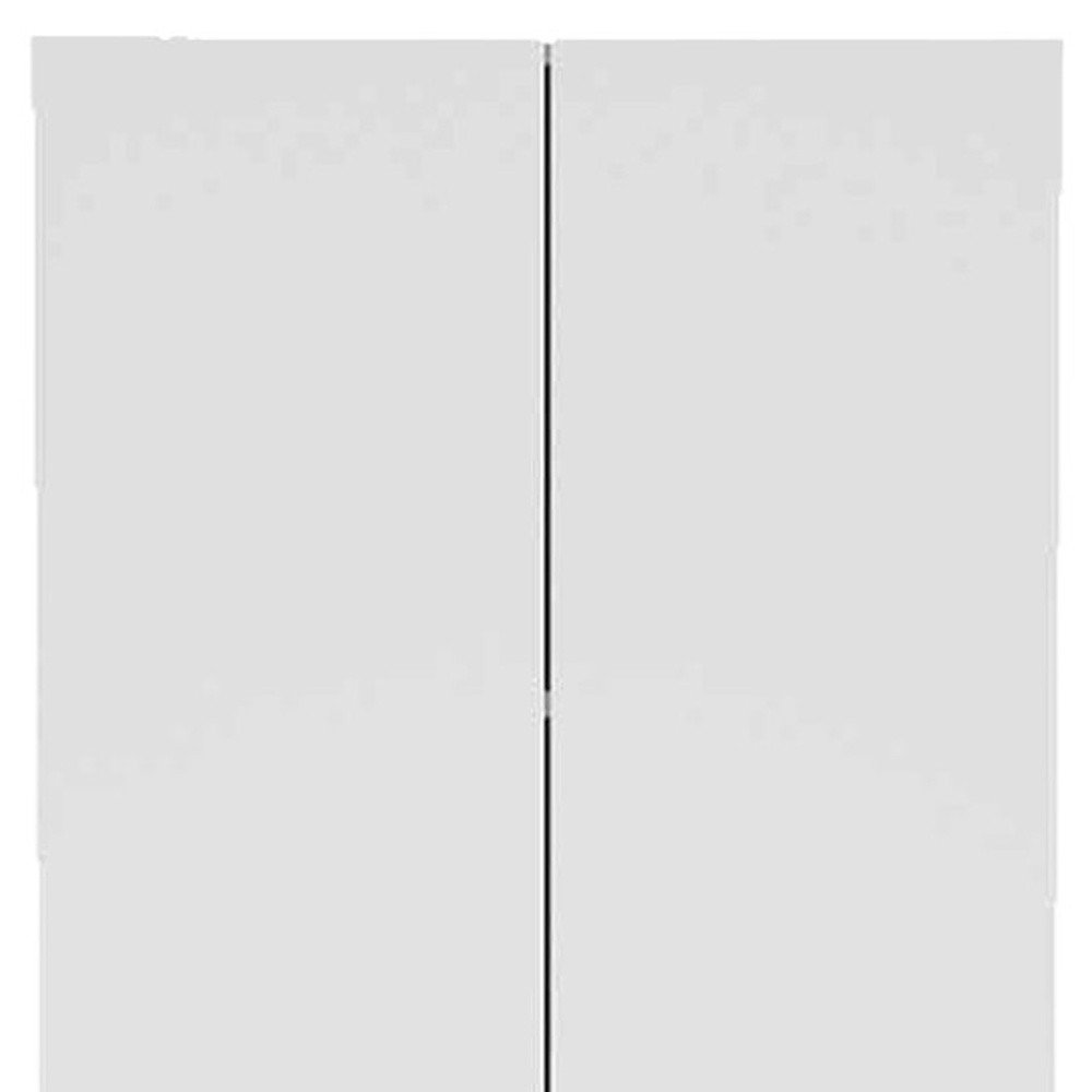 78" Modern White Pantry Cabinet with Two Full Size Doors HomeRoots