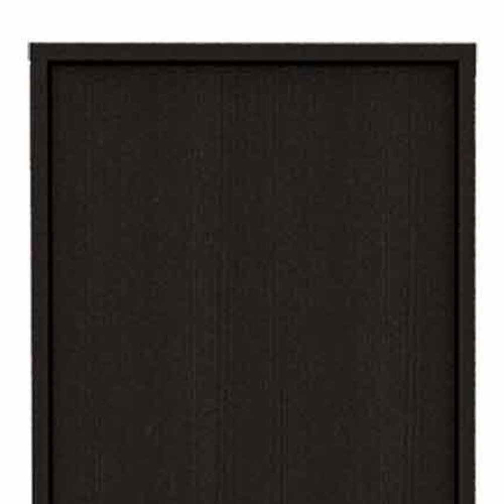 79" Modern Black Pantry Cabinet with Five Shelves HomeRoots
