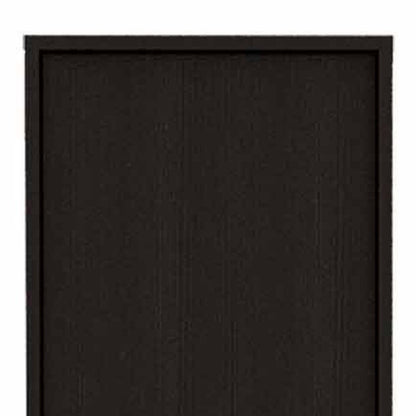 79" Modern Black Pantry Cabinet with Five Shelves HomeRoots