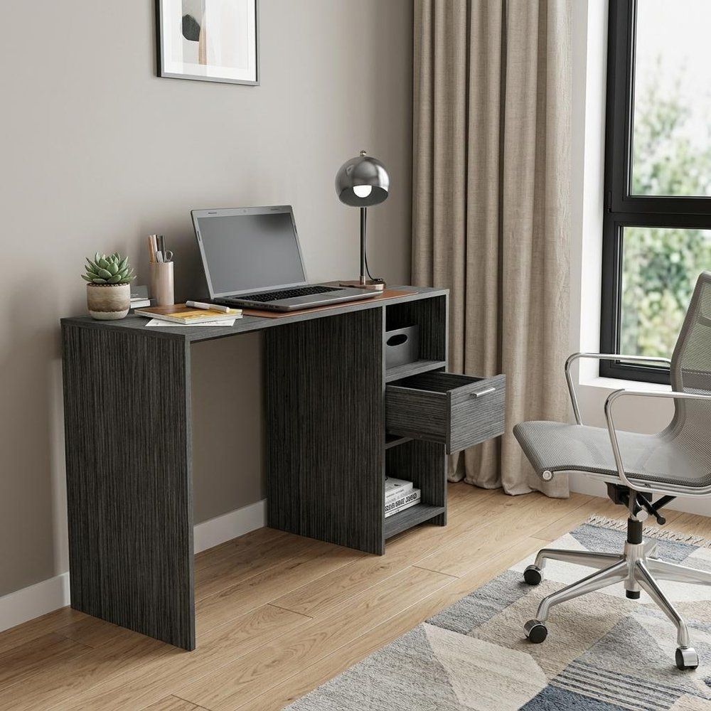 43" Gray Computer Desk HomeRoots