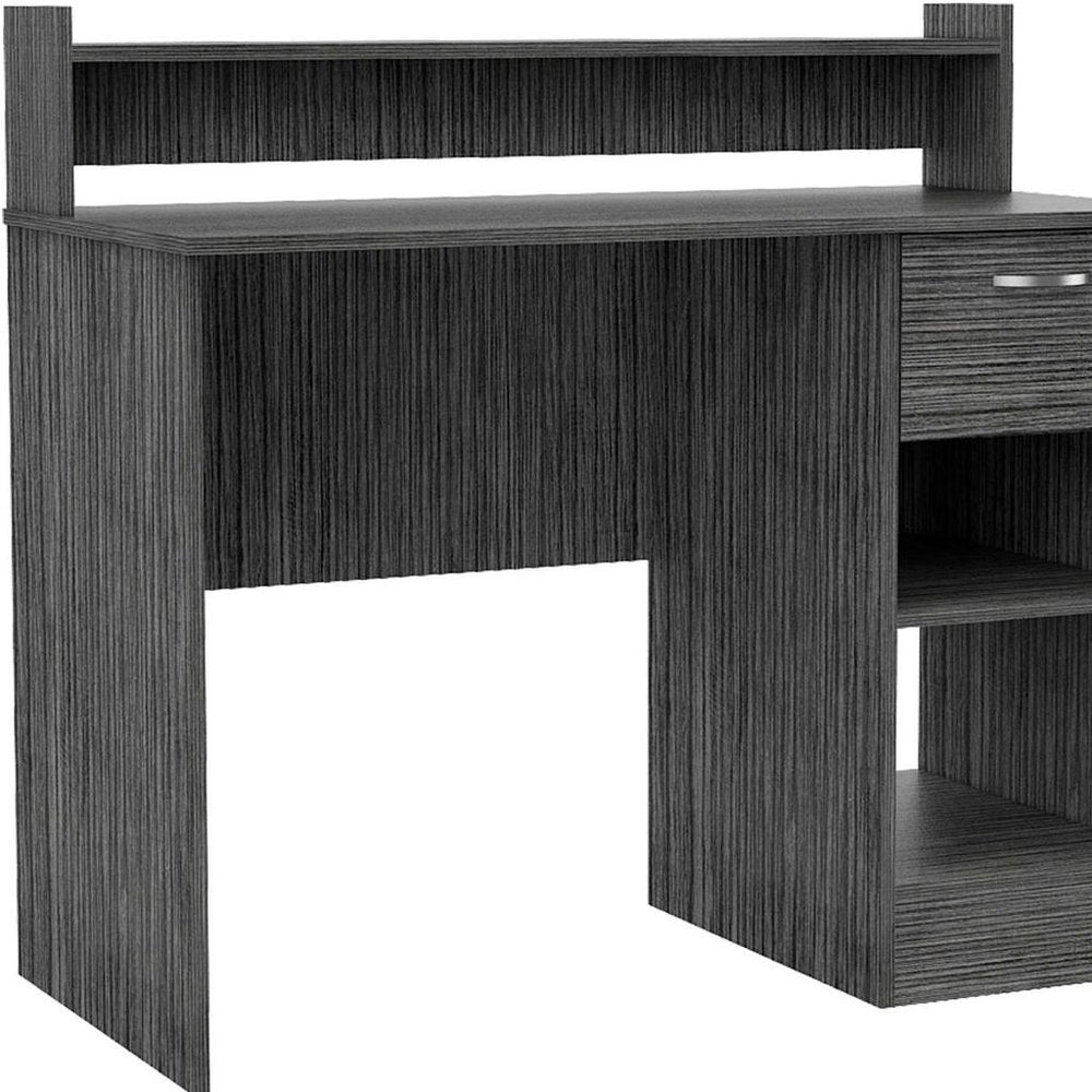 40" Graphite Computer Desk HomeRoots