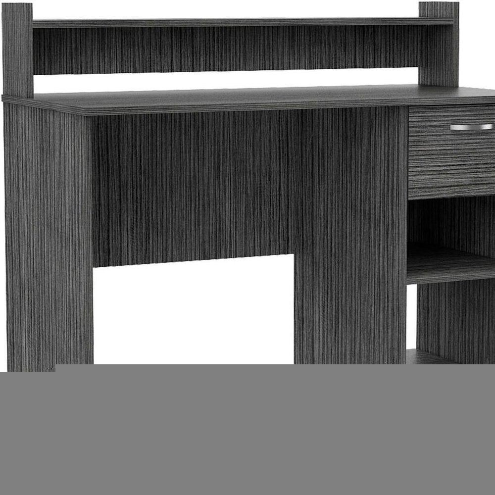 40" Graphite Computer Desk HomeRoots