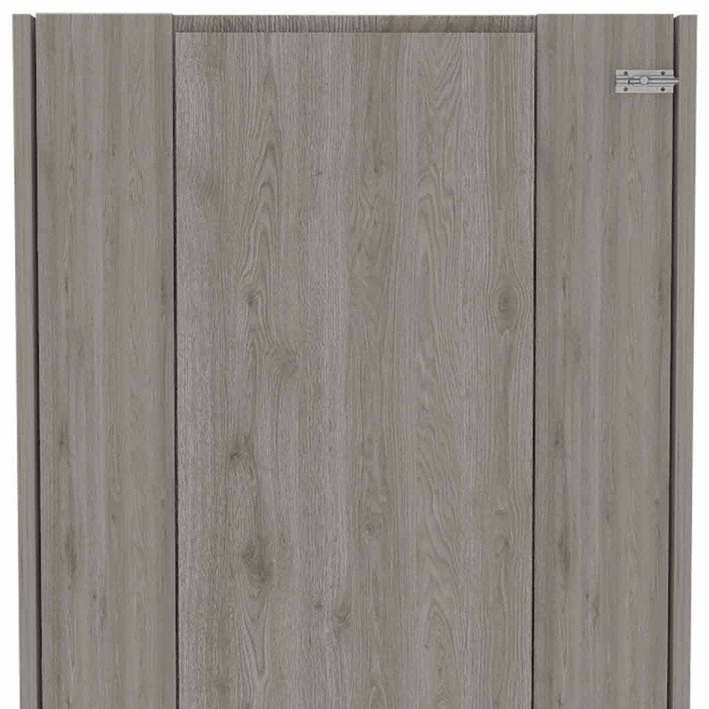 24" Light Gray Floating Desk HomeRoots