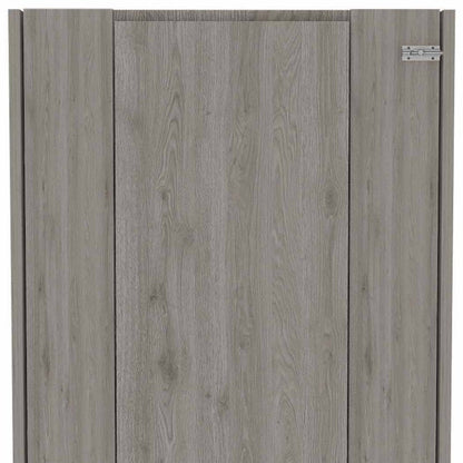 24" Light Gray Floating Desk HomeRoots