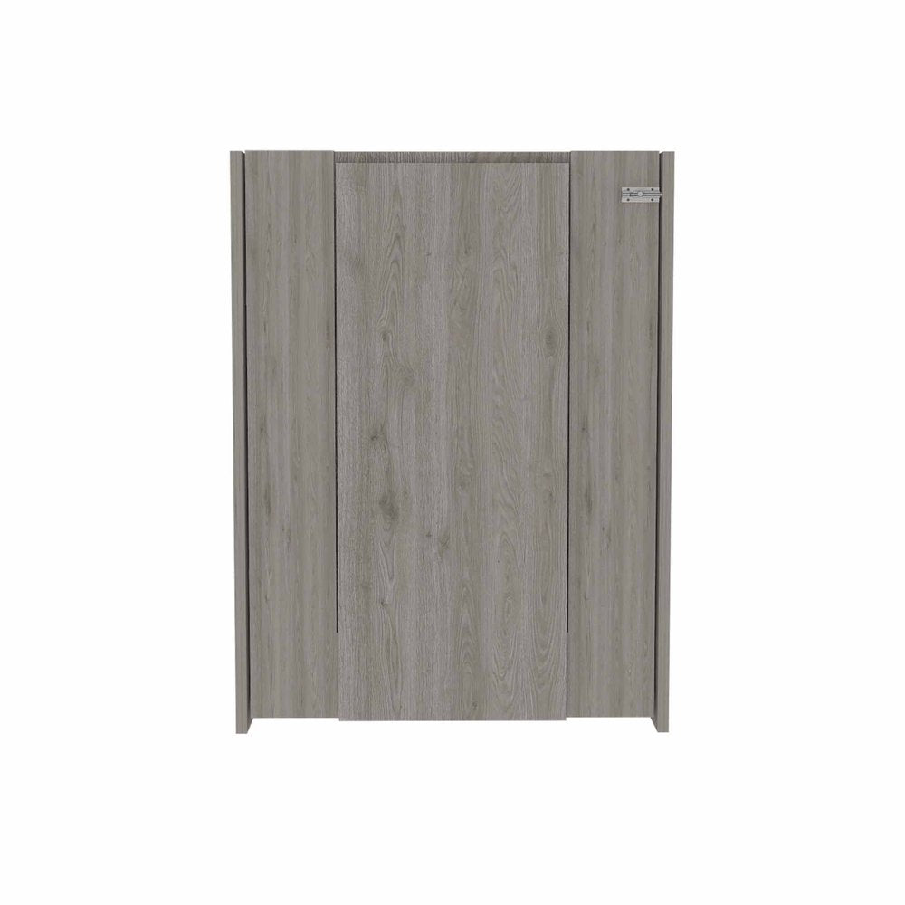 24" Light Gray Floating Desk HomeRoots