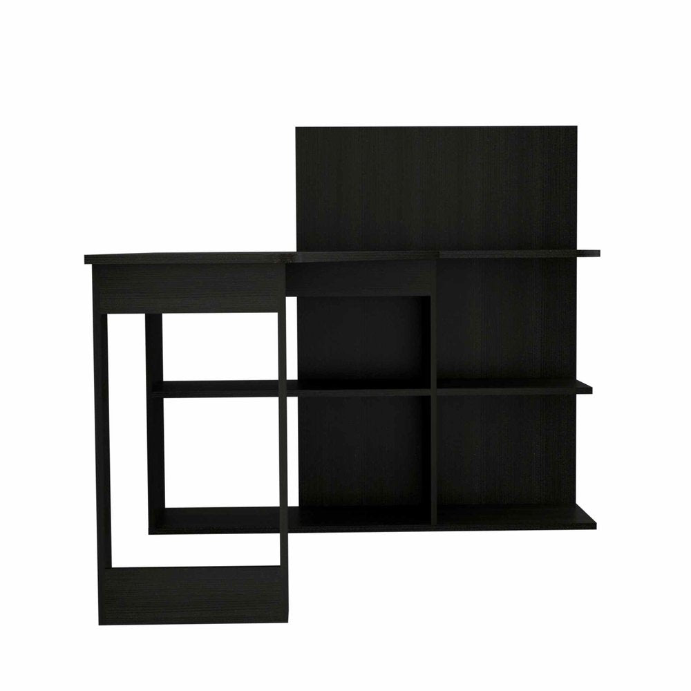 48" Black L Shape Computer Desk HomeRoots