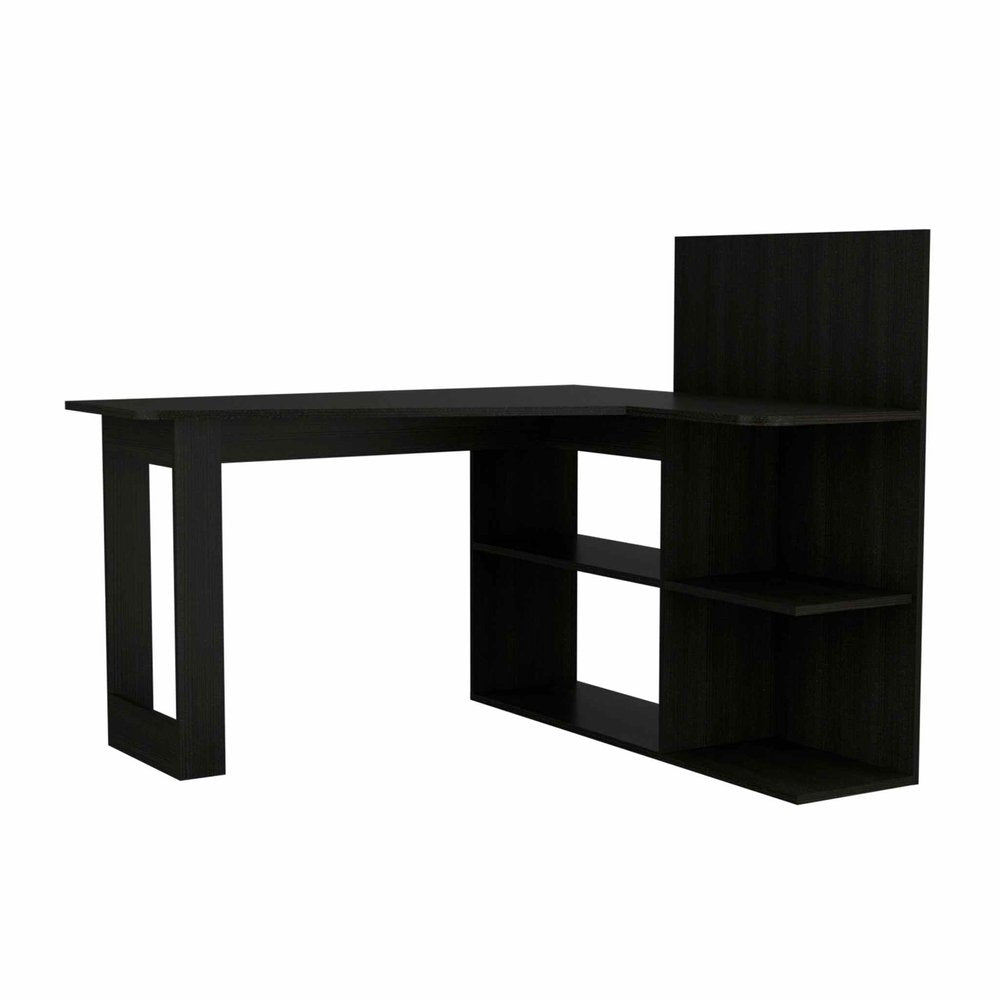 48" Black L Shape Computer Desk HomeRoots