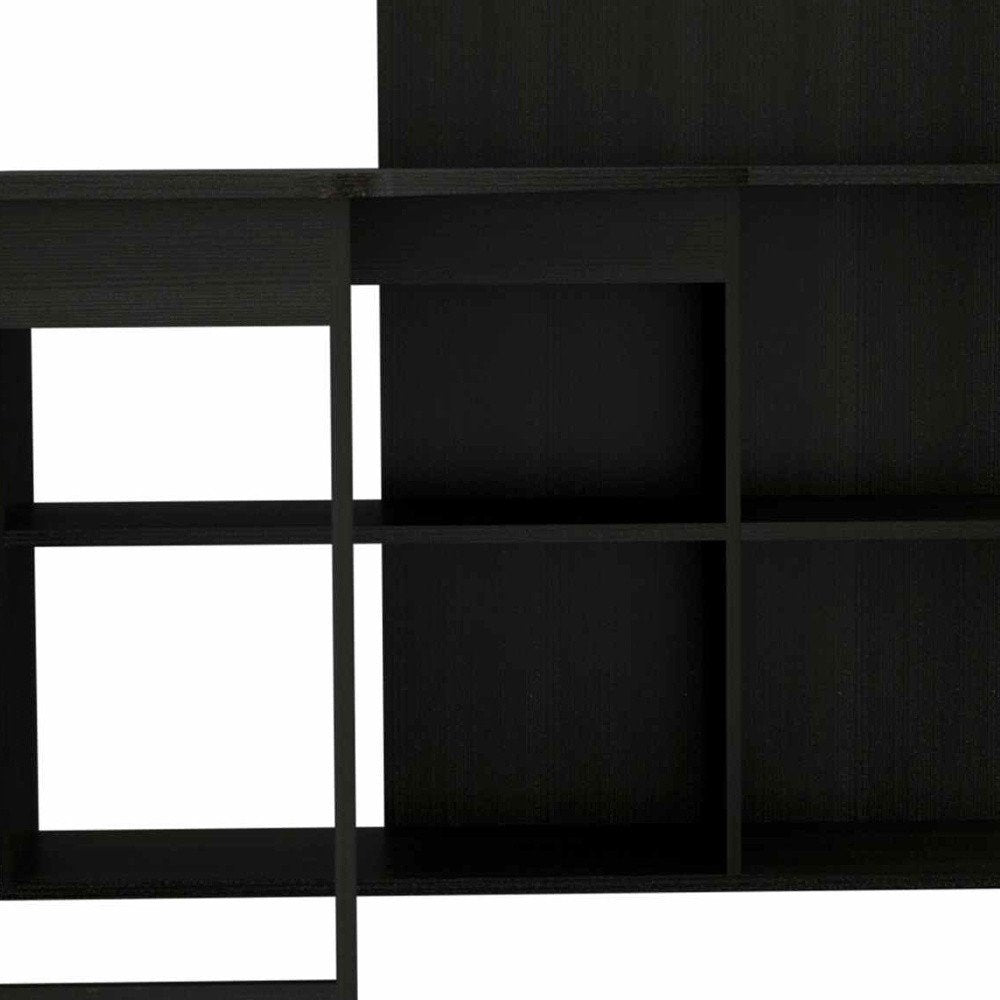 48" Black L Shape Computer Desk HomeRoots