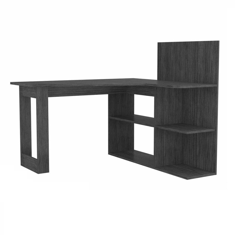48" Gray L Shape Computer Desk HomeRoots