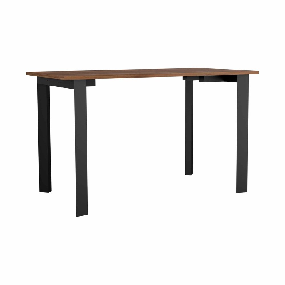 47" Brown and Black Computer Desk HomeRoots