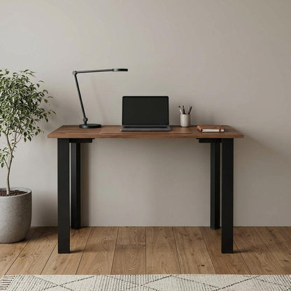 47" Brown and Black Computer Desk HomeRoots