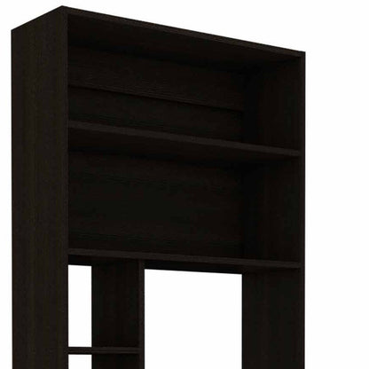 30" Black Computer Desk With Hutch HomeRoots
