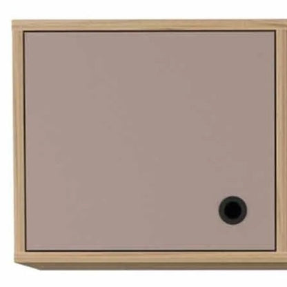 39" Taupe Computer Desk With Two Cabinets Two Drawers HomeRoots