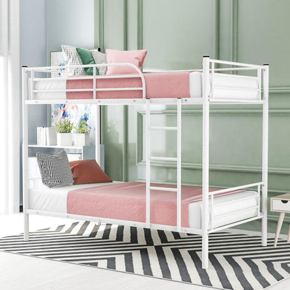 Black Twin Over Twin Separable Bunk Bed - FurniFindUSA