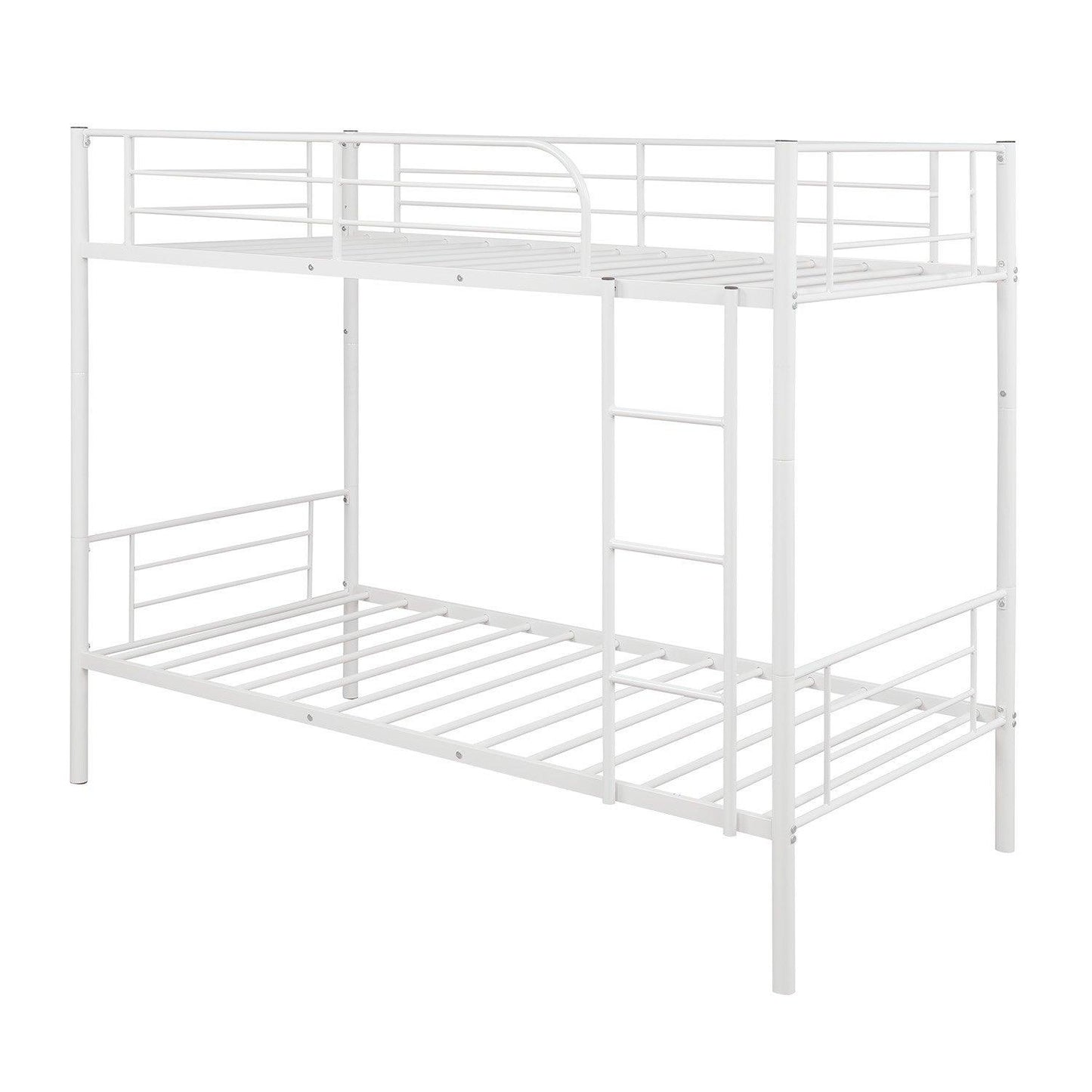 Black Twin Over Twin Separable Bunk Bed - FurniFindUSA