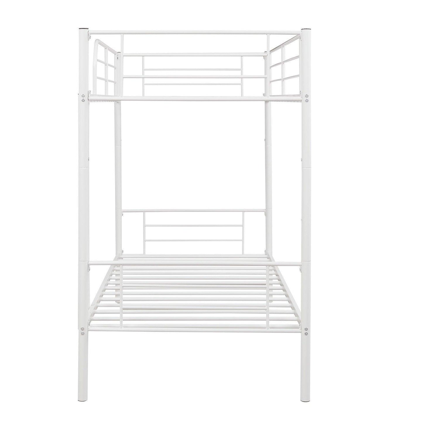 Black Twin Over Twin Separable Bunk Bed - FurniFindUSA