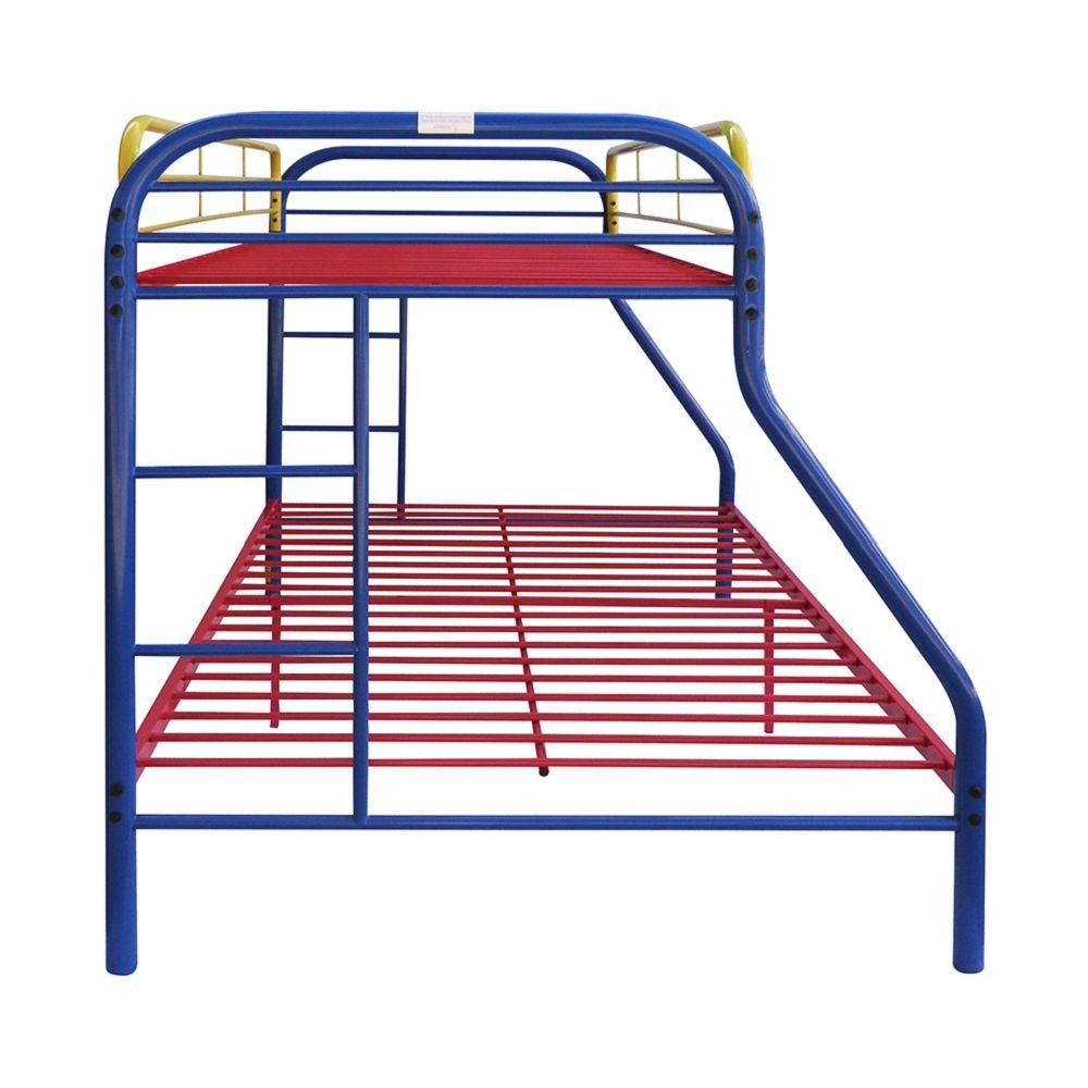 Colorful Twin Over Full Size Bunk Bed - FurniFindUSA