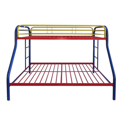 Colorful Twin Over Full Size Bunk Bed - FurniFindUSA