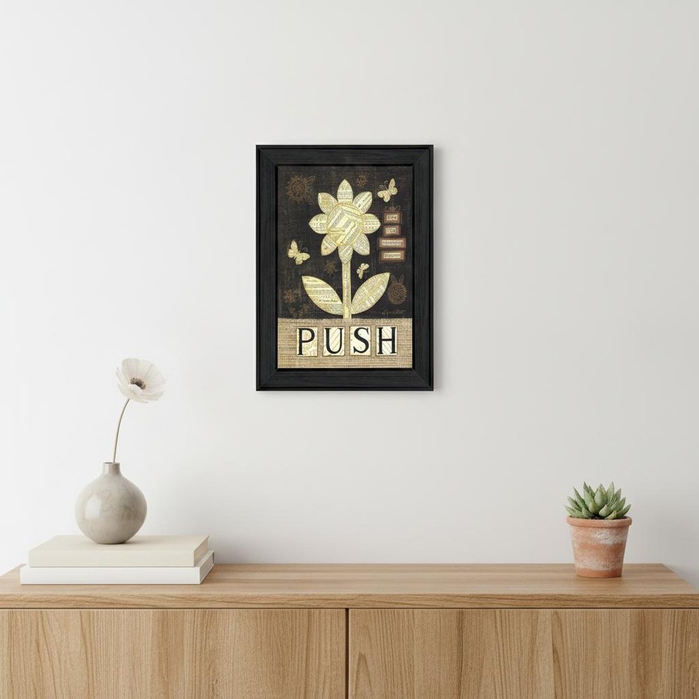 Pray Until Something Happens Black Framed Print Wall Art — view 5