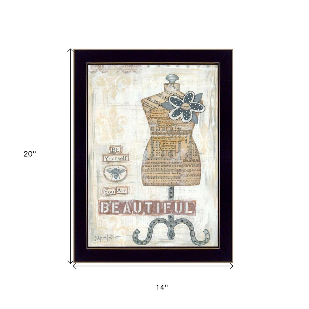 Beautiful Black Framed Print Wall Art — view 3
