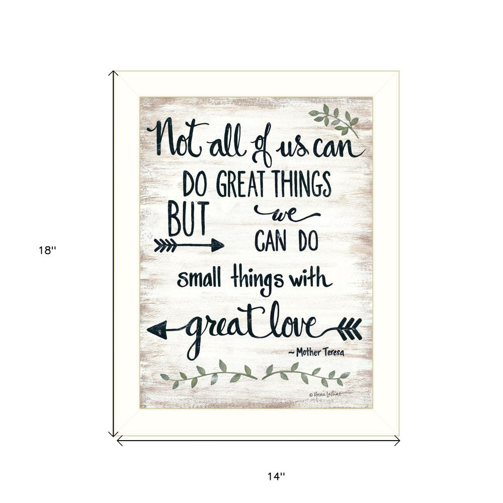Great Love 2 White Framed Print Wall Art — view 4