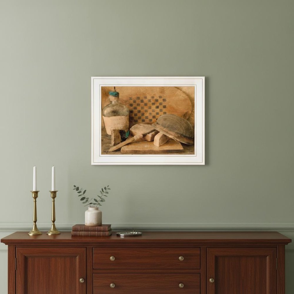 Vintage Apple Cider 1 White Framed Print Bathroom Wall Art — view 4
