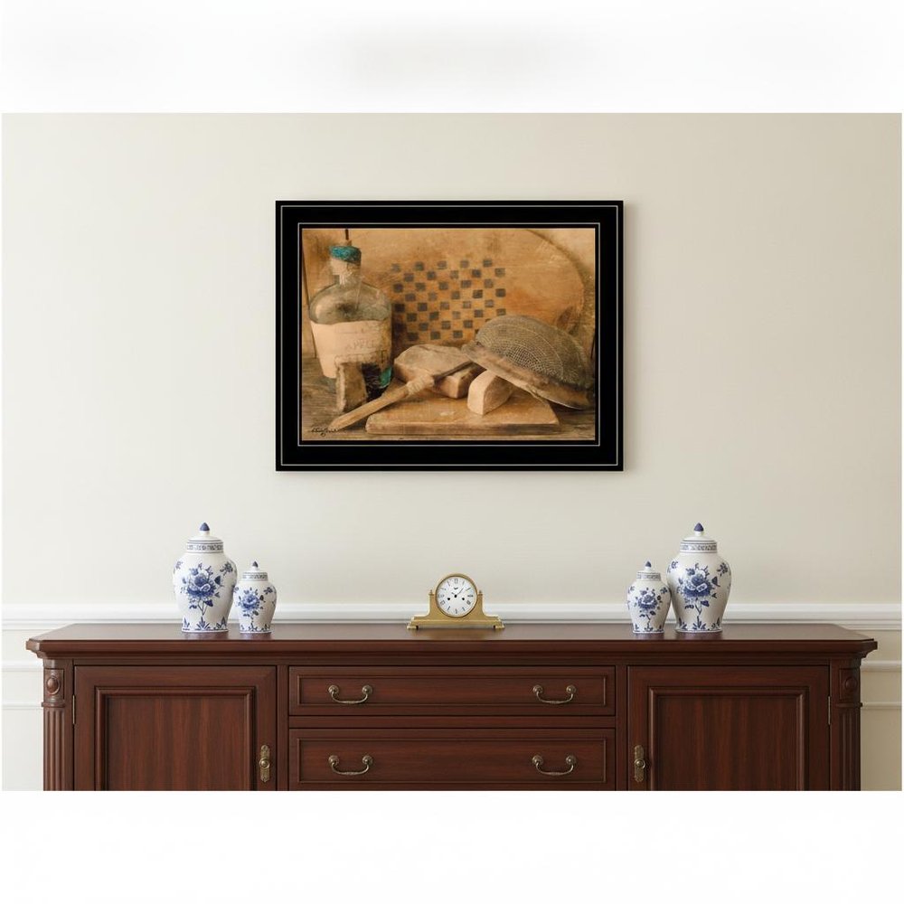 Vintage Apple Cider 2 Black Framed Print Bathroom Wall Art — view 4