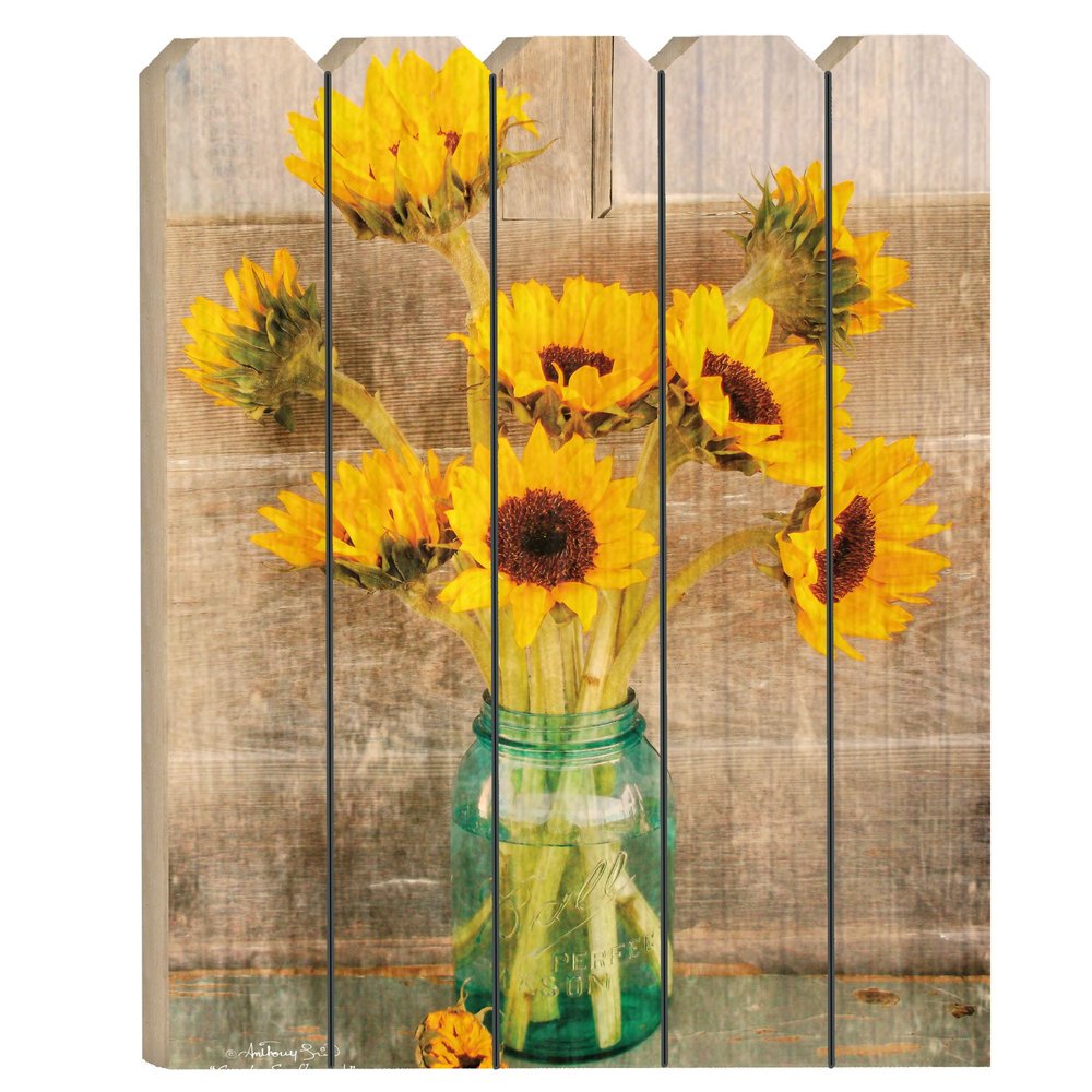 Country Sunflowers Unframed Print Wall Art — view 1