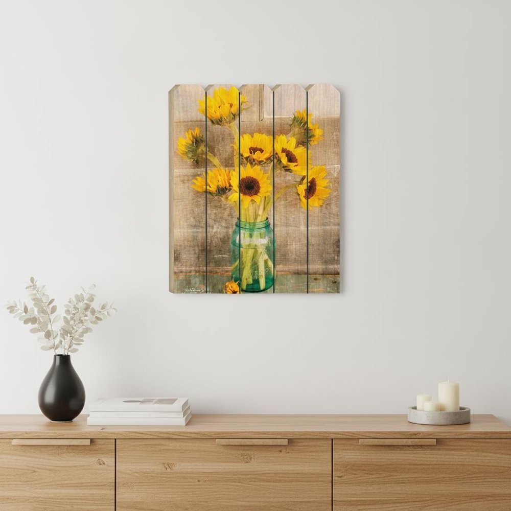 Country Sunflowers Unframed Print Wall Art — view 5