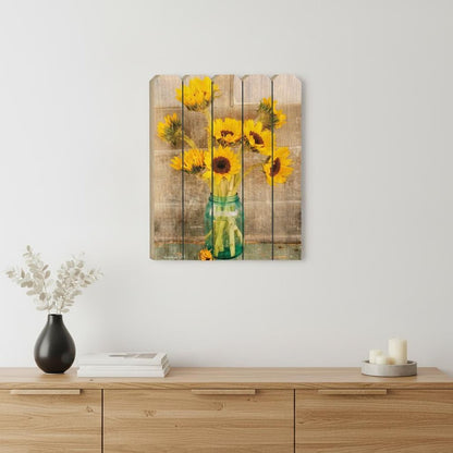 Country Sunflowers Unframed Print Wall Art