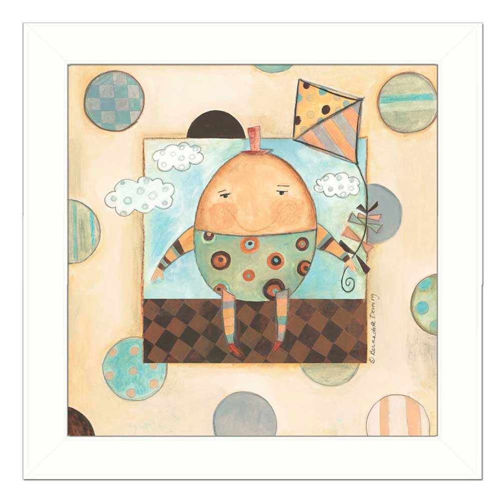 Humpty Dumpty White Framed Print Wall Art — view 1
