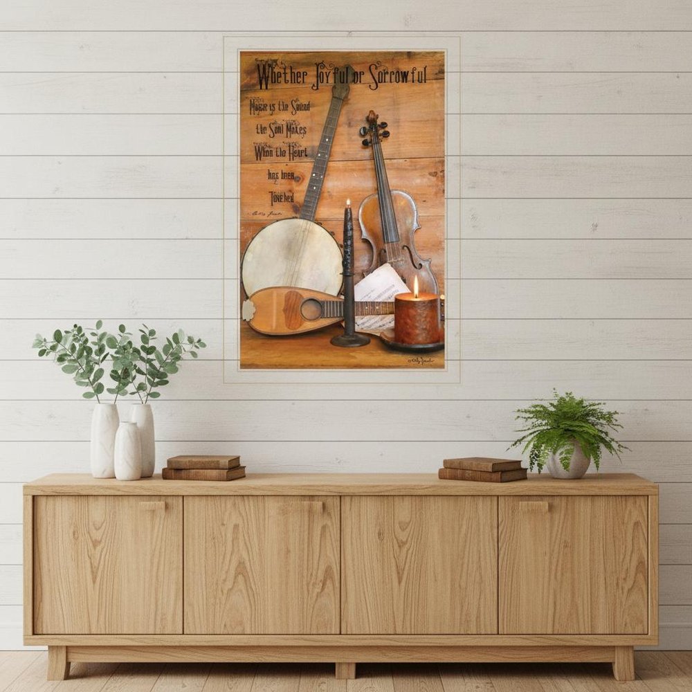 Music 11 White Framed Print Wall Art — view 6