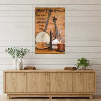 Music 11 White Framed Print Wall Art