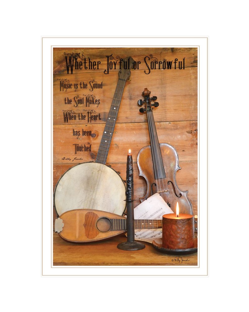 Music 11 White Framed Print Wall Art — view 3