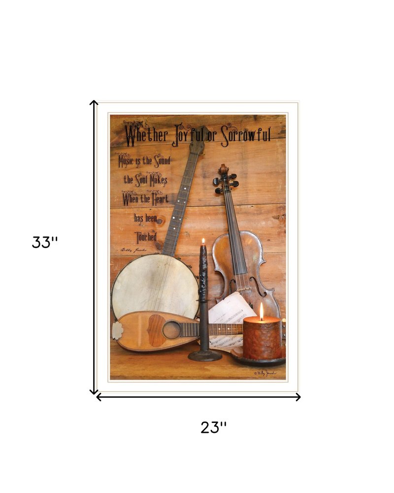 Music 11 White Framed Print Wall Art — view 4