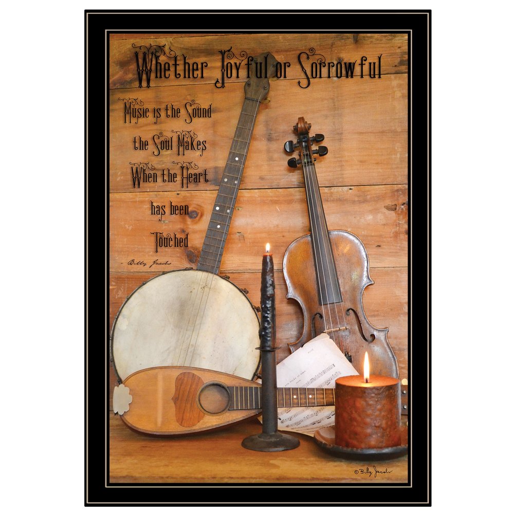 Music 12 Black Framed Print Wall Art — view 1