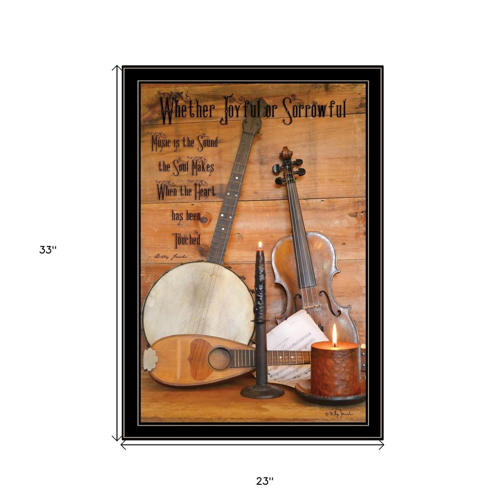 Music 12 Black Framed Print Wall Art — view 3