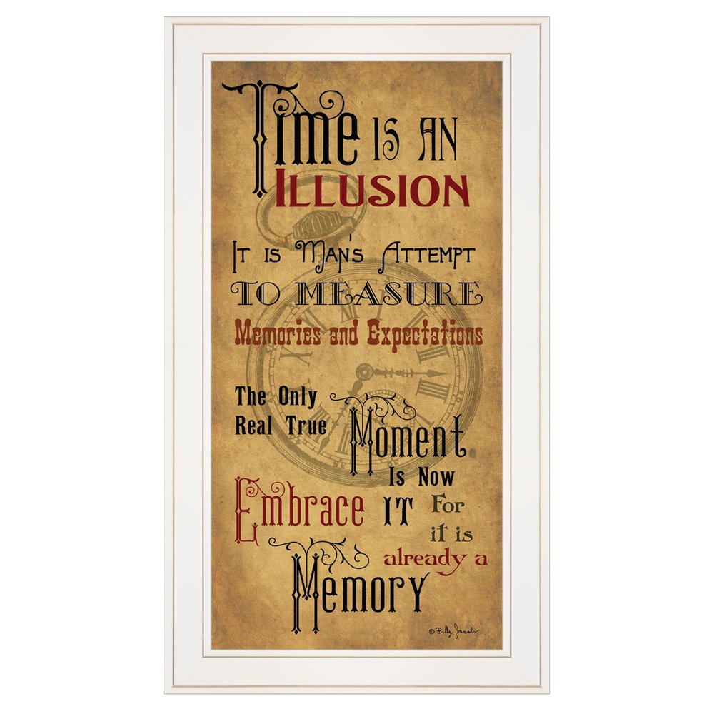 Memories 1 White Framed Print Wall Art — view 1
