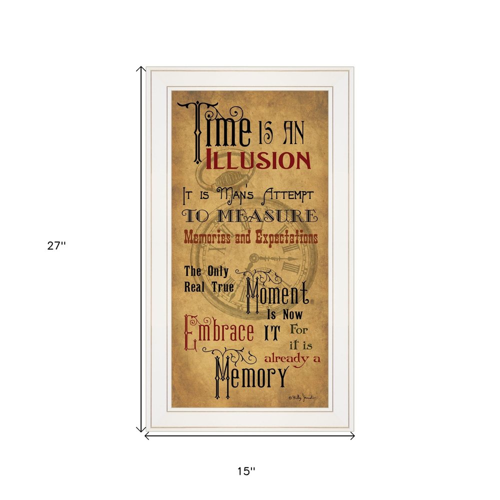 Memories 1 White Framed Print Wall Art — view 5